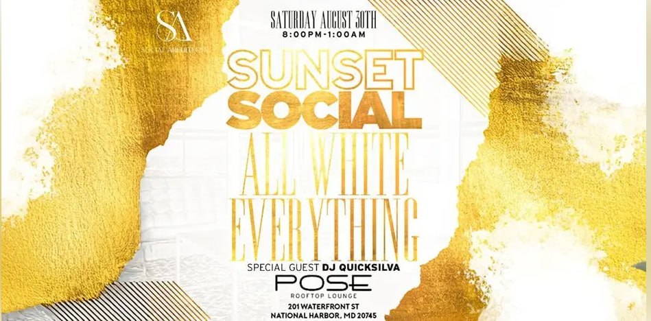 Sunset Social: All White Everything